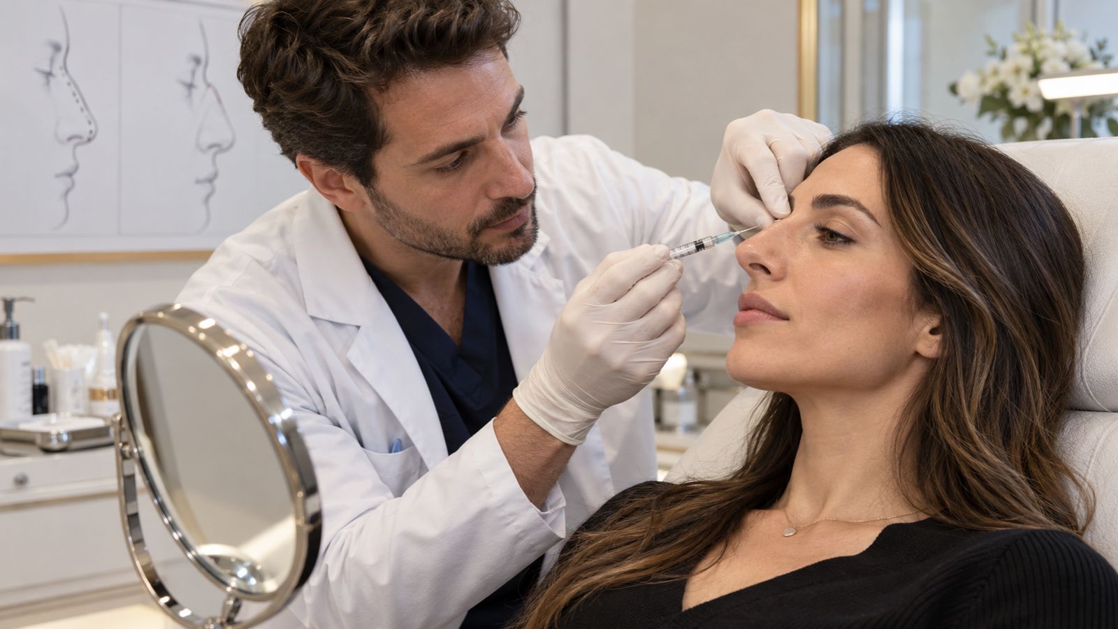 Gros nez et rhinoplastie médicale